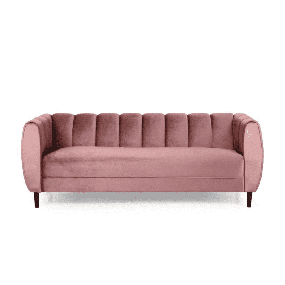 Bobran Modern Suede Sofa Sets - Oak Inside