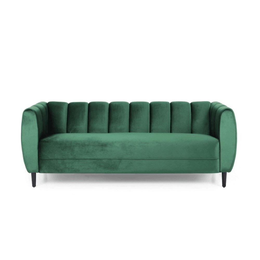 Bobran Modern Suede Sofa Sets - Oak Inside