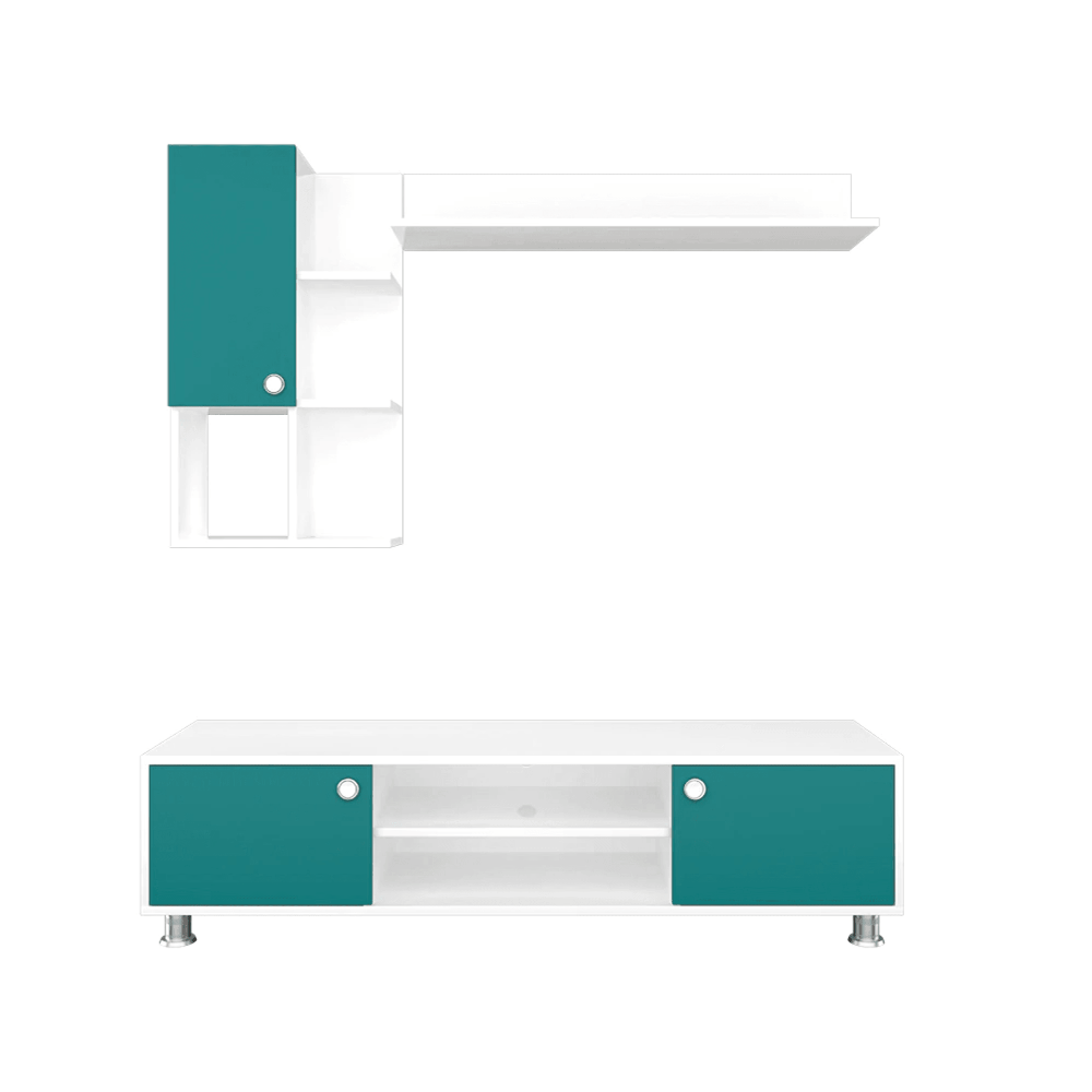 Roxy TV Panel- Upto 42 inches TV - Oak Inside