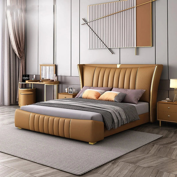 Relexo Upholstered Luxury Bed in Leatherette