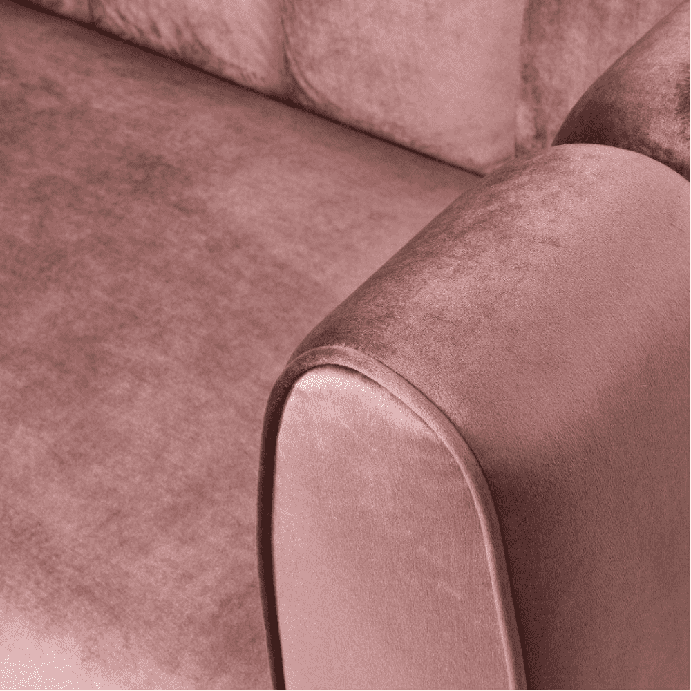 Bobran Modern Suede Sofa Sets - Oak Inside