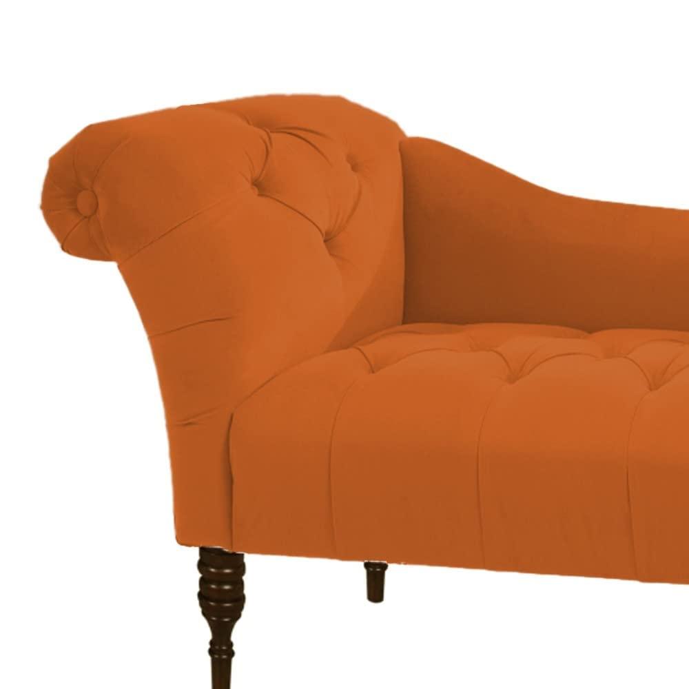Loveseat Quilted Suede Lounger - Oak Inside