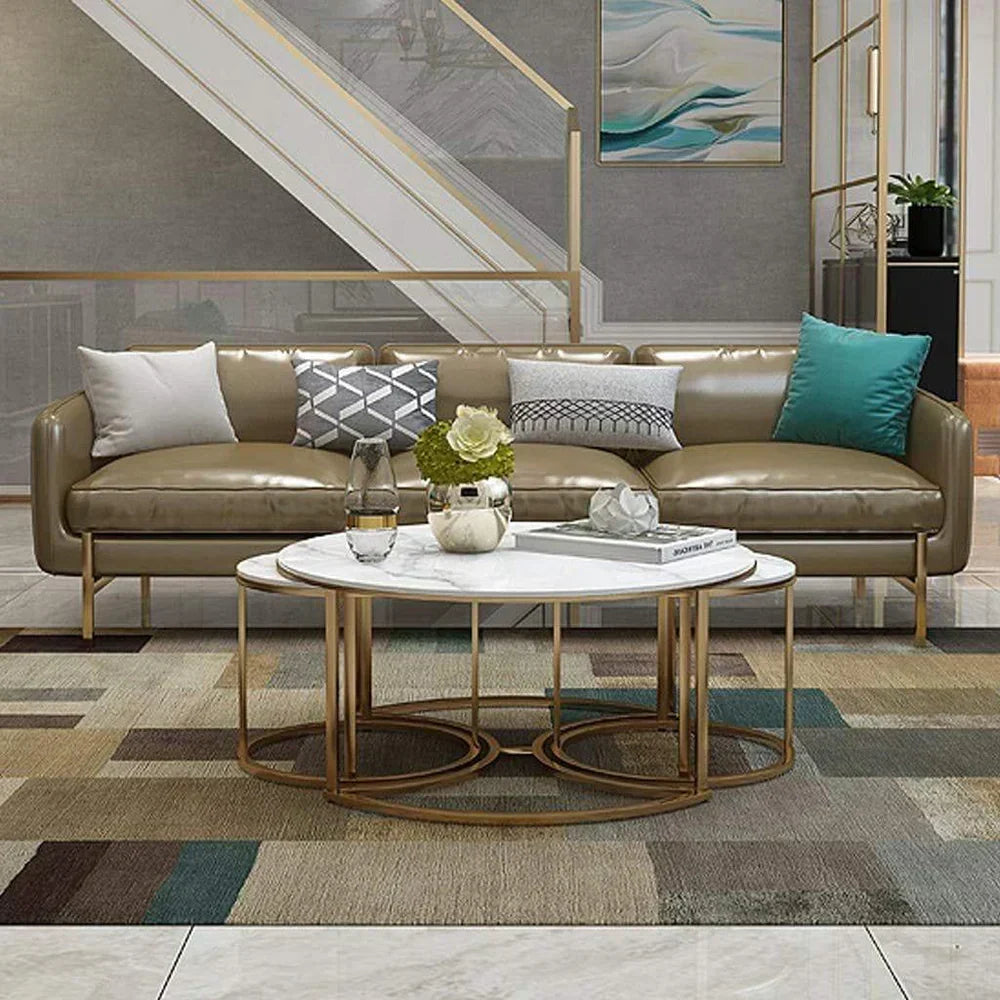 Croma Nesting Luxury Center Table In Stainless Steel 304