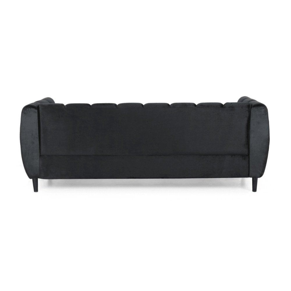 Bobran Modern Suede Sofa Sets - Oak Inside