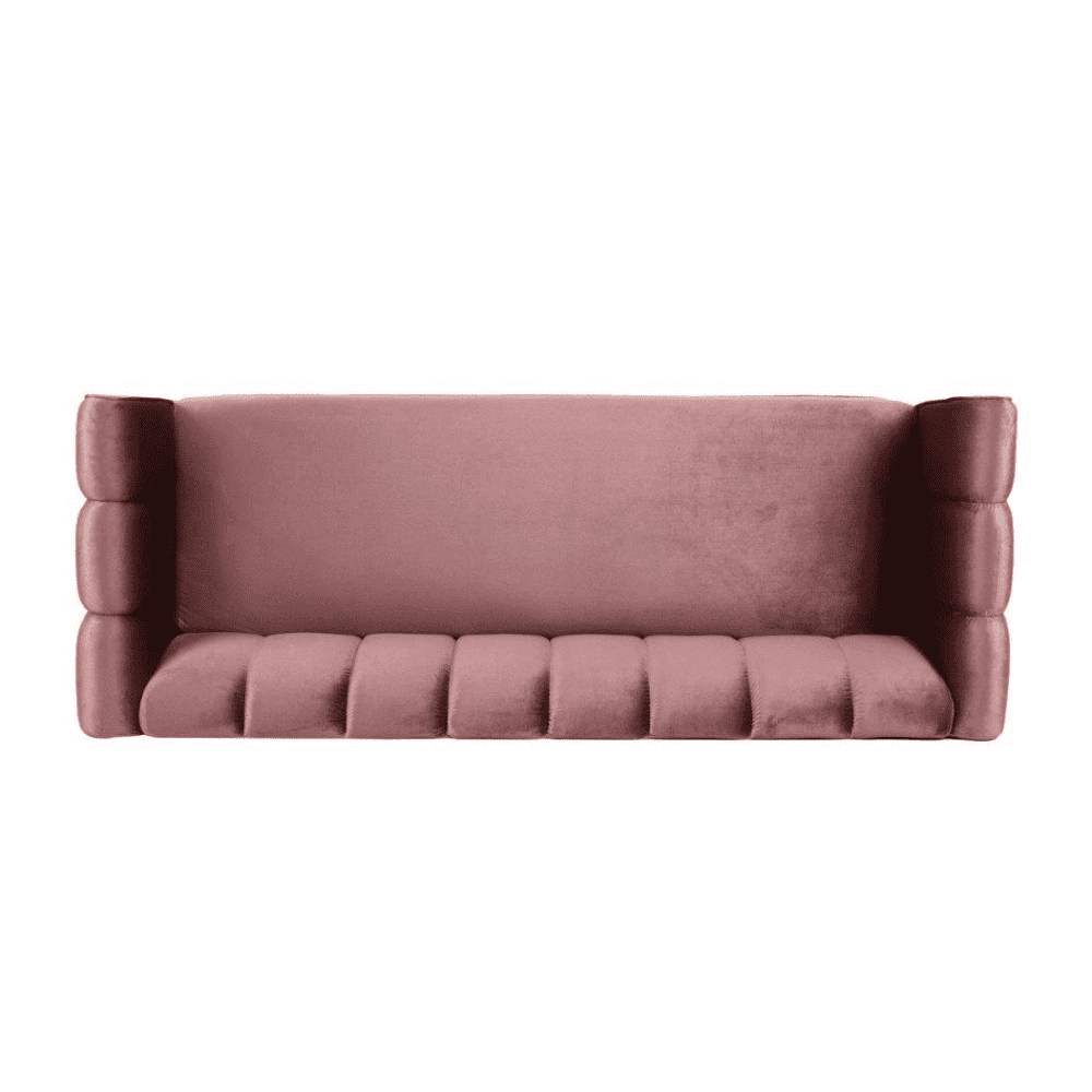 Bobran Modern Suede Sofa Sets - Oak Inside