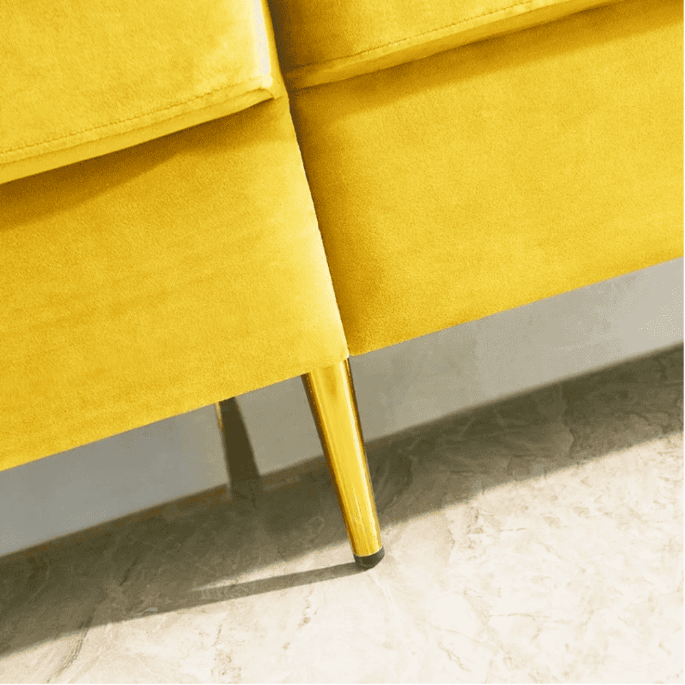 Block Down Straight Line Sofa Set - Oak Inside