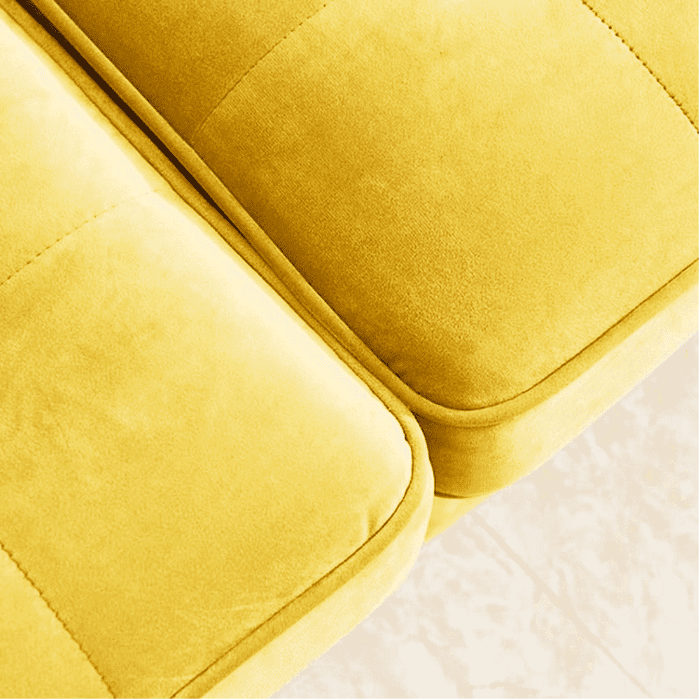 Block Down Straight Line Sofa Set - Oak Inside