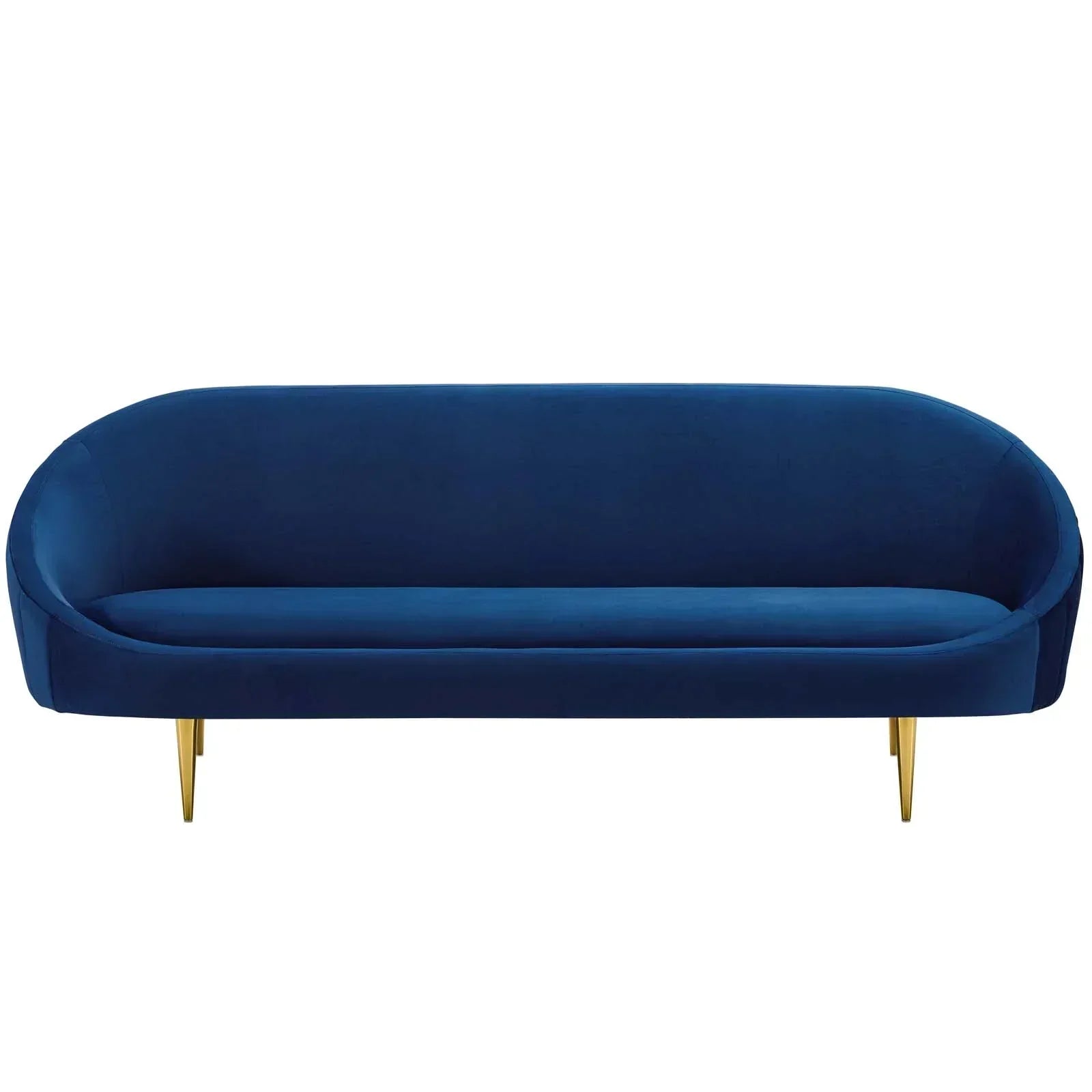 Subline Luxury Mid-Century Sofa In Suede