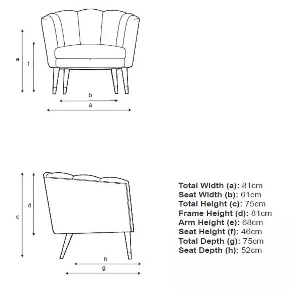 Cozy Couch Accent Chair in Orange Color - Oak Inside