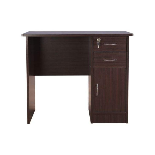 Unique Study Table in Wenge Color - Oak Inside