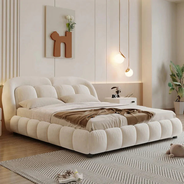 Fusion Premium Upholstered Bed in Brooklyn Fabric