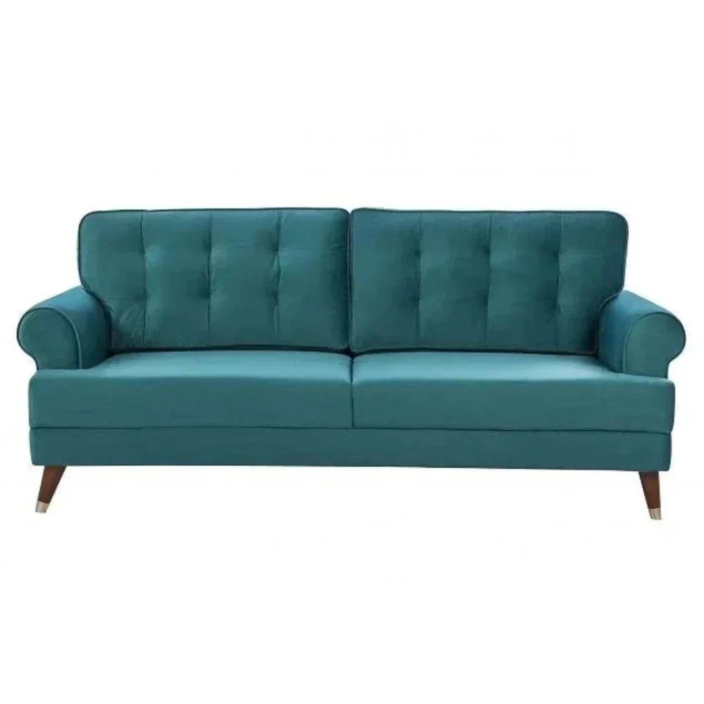 Mosco Straight Line Sofa Set - Oak Inside
