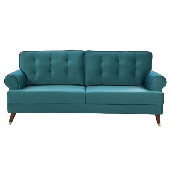 Mosco Straight Line Sofa Set - Oak Inside