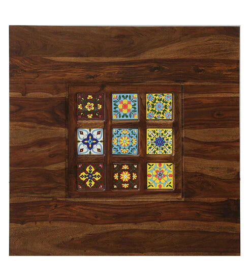 Unicorn 4 Seater Dining Table in Natural Color - Oak Inside
