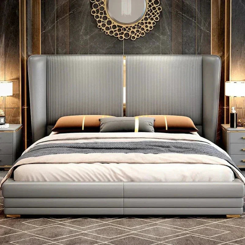 Vitara Luxury Upholstered Bed in Leatherette