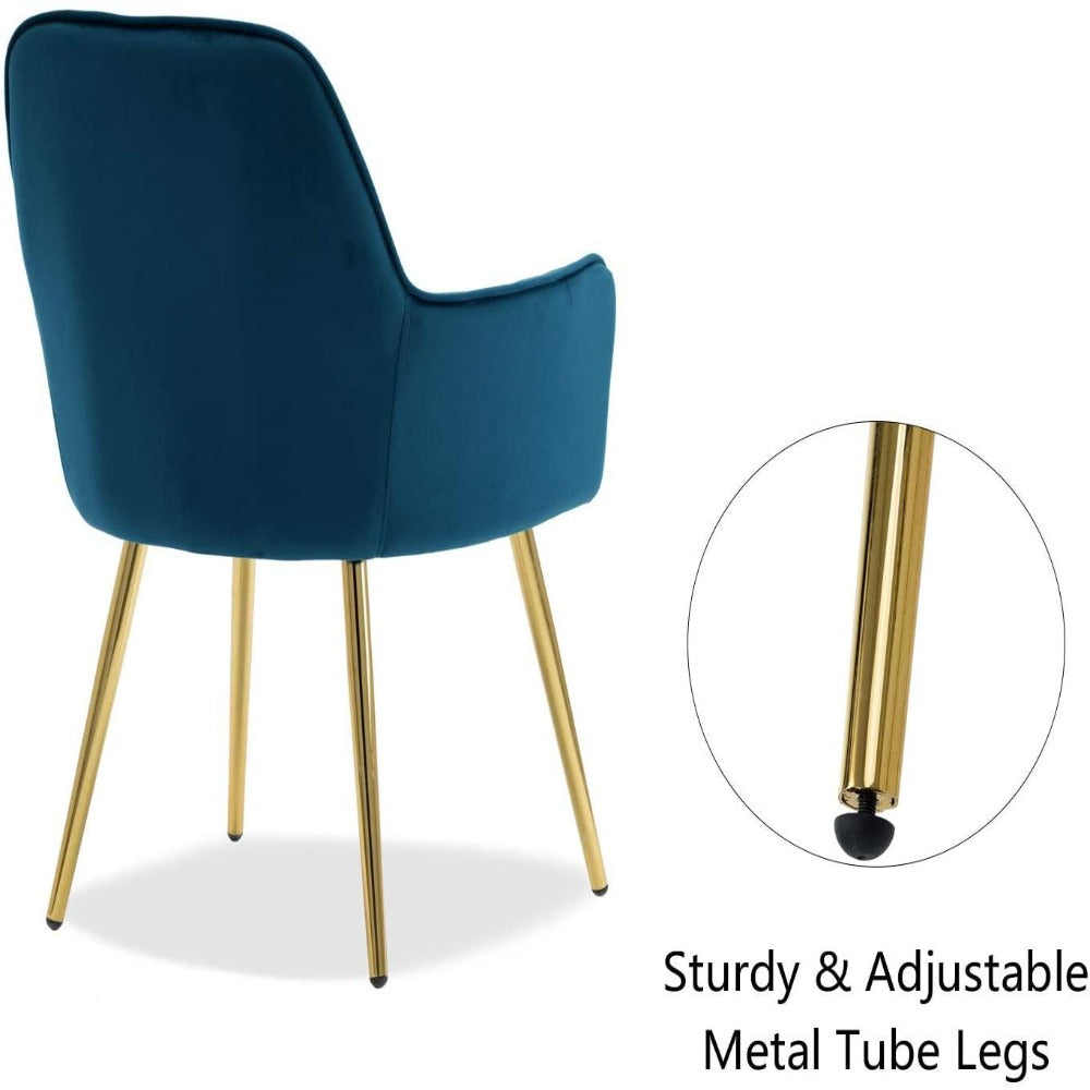 Oppo Suede Accent Chair - Oak Inside
