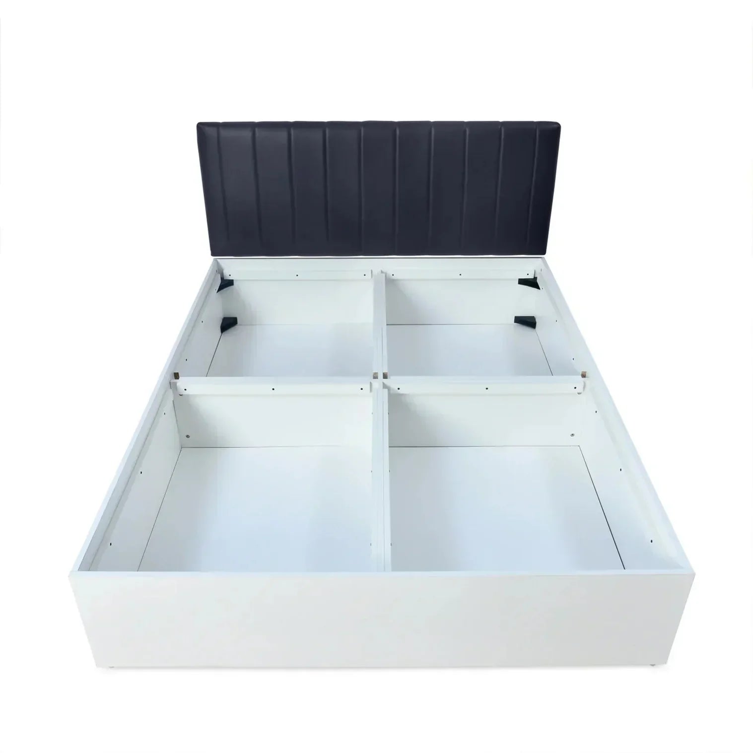 Unline Wood Luxury Upholstered Bed in Leatherette