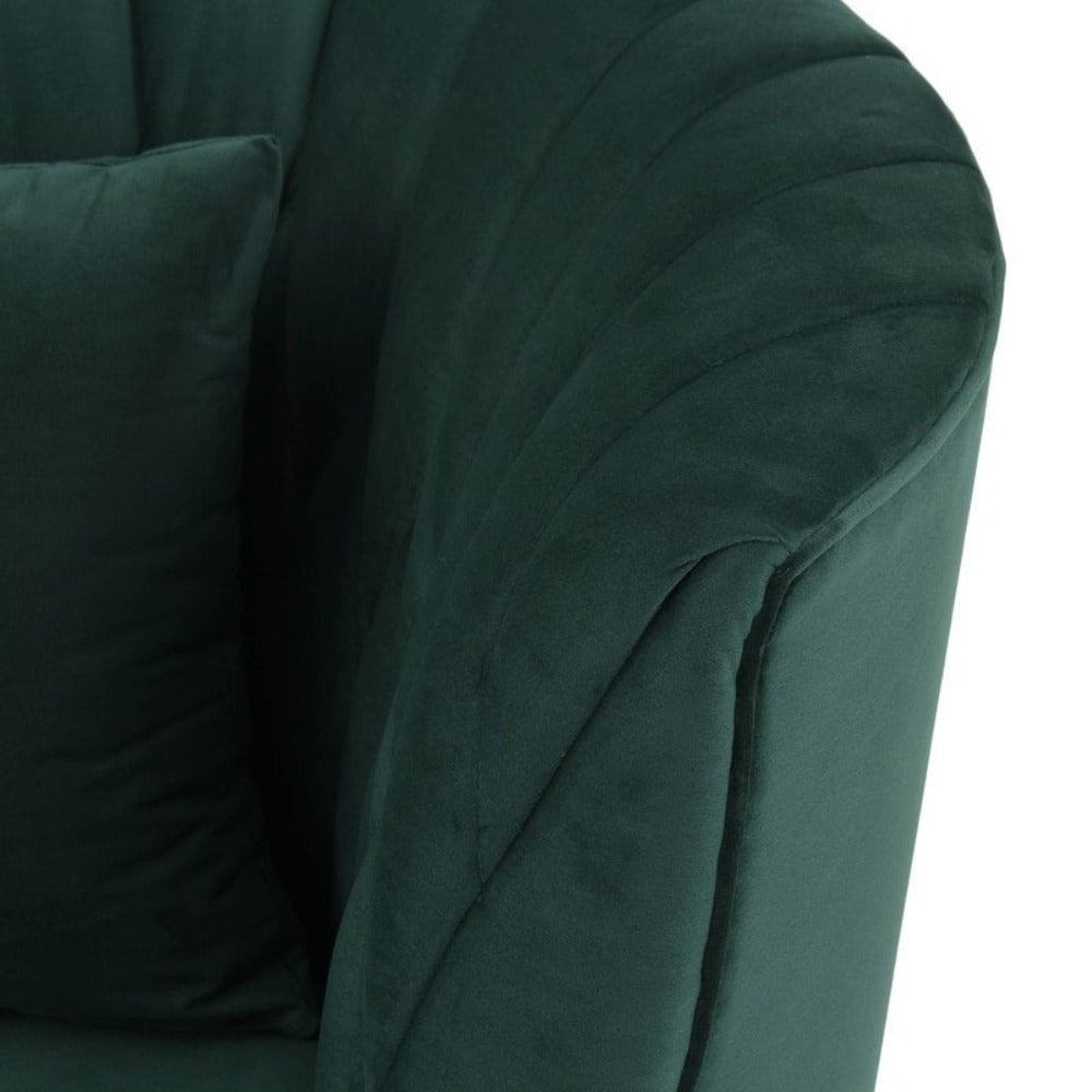 Angel Wing Luxury Modern Suede Sofa Set