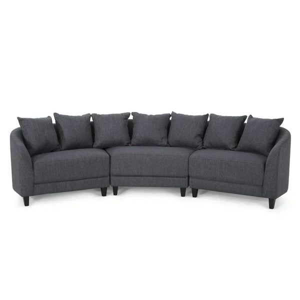 Rolex Round Modern Molfino Sectional Sofa