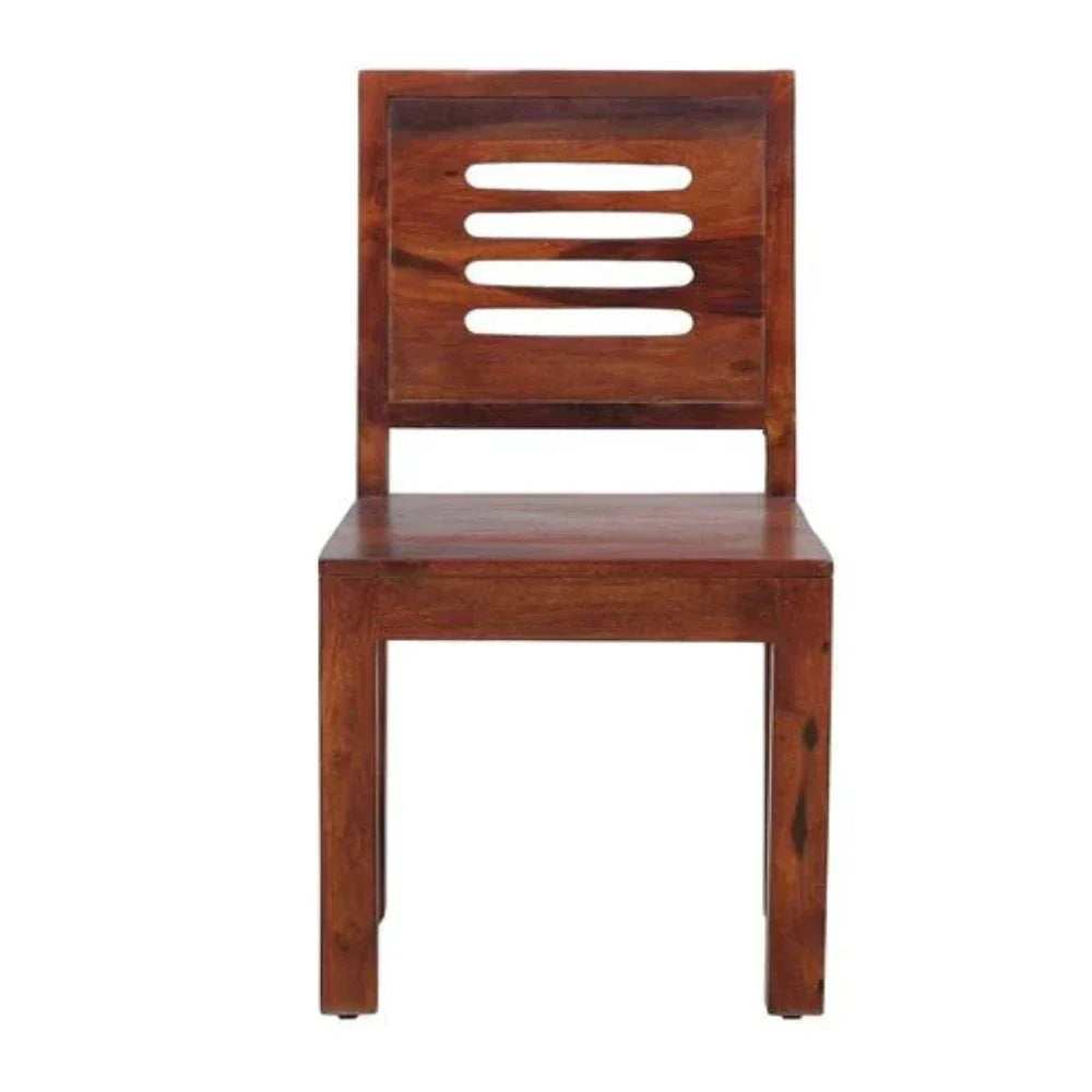Hazelnut 4 Seater Dining Table in Honey Oak Color - Oak Inside