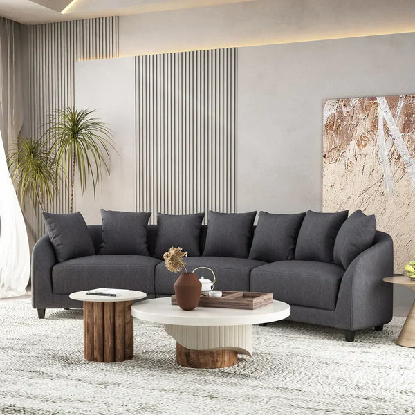 Rolex Round Modern Molfino Sectional Sofa