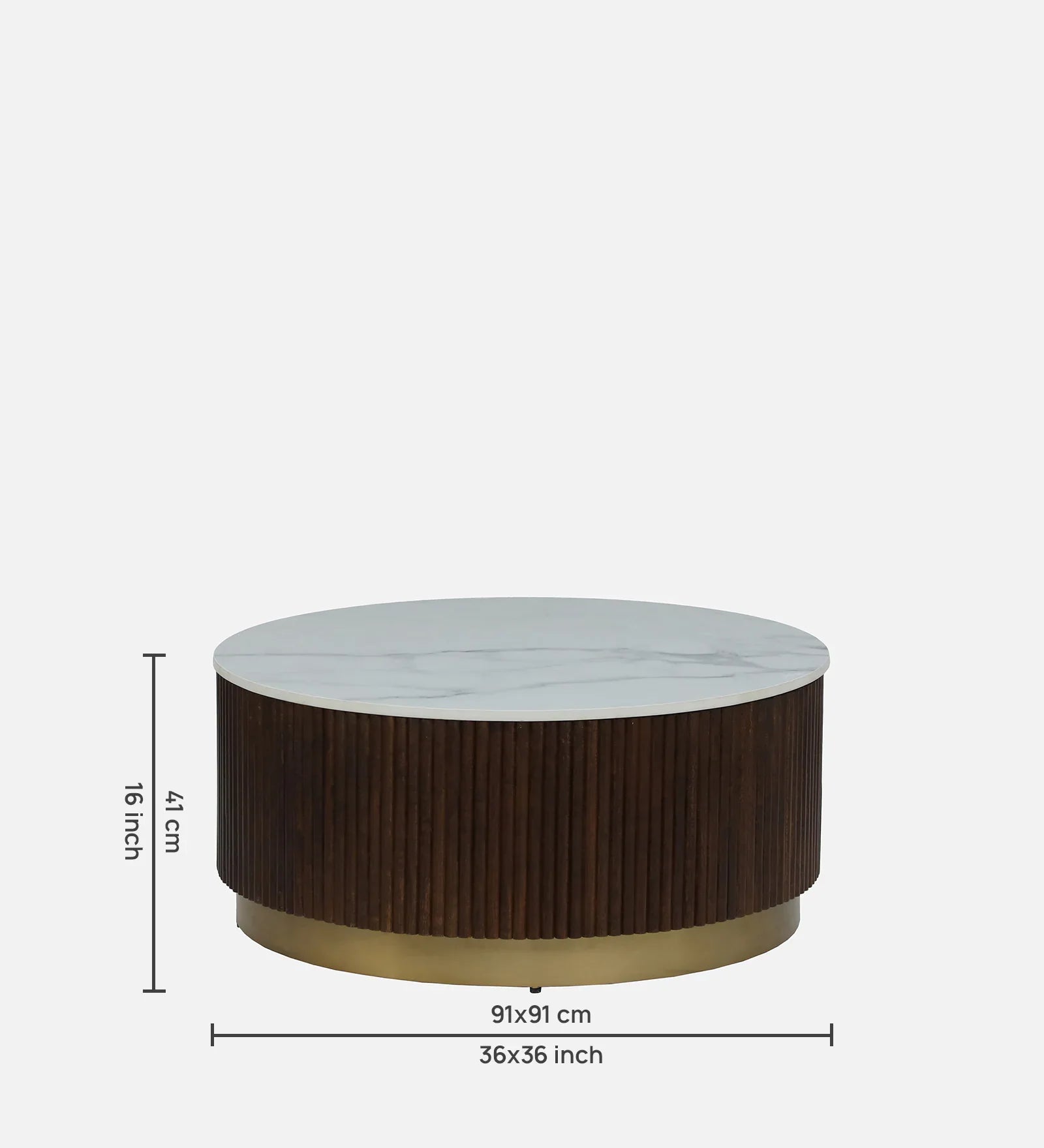 Kelly Luxury Center Table In Teak Wood